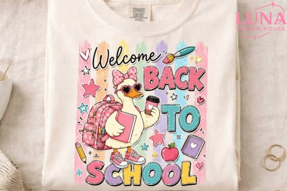 Download Welcome Back to School Duck PNG Clipart - Premium Resources