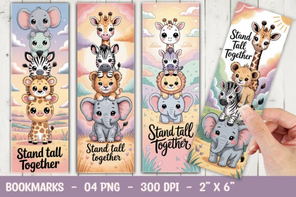 Download Cute Forest Animals Bookmark Sublimation - Sublimation Collection