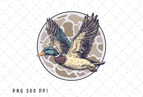 Download Camo Flying Mallard Duck Hunting PNG - Premium Resources
