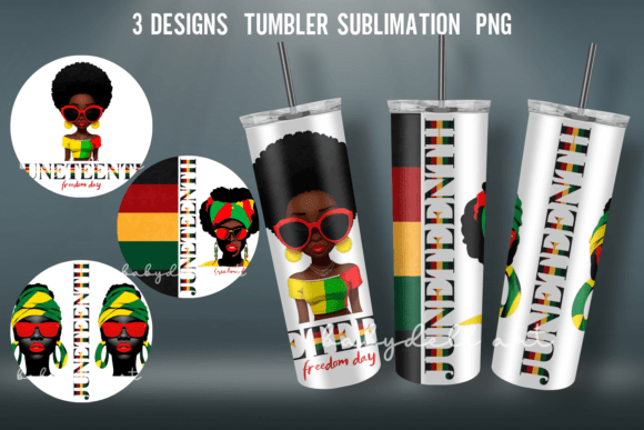 Download Juneteenth Tumbler Sublimation Design - Sublimation Collection
