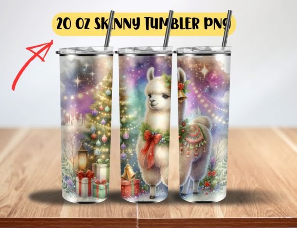 Download Christmas Llama Png, Sublimation Design - Sublimation Collection
